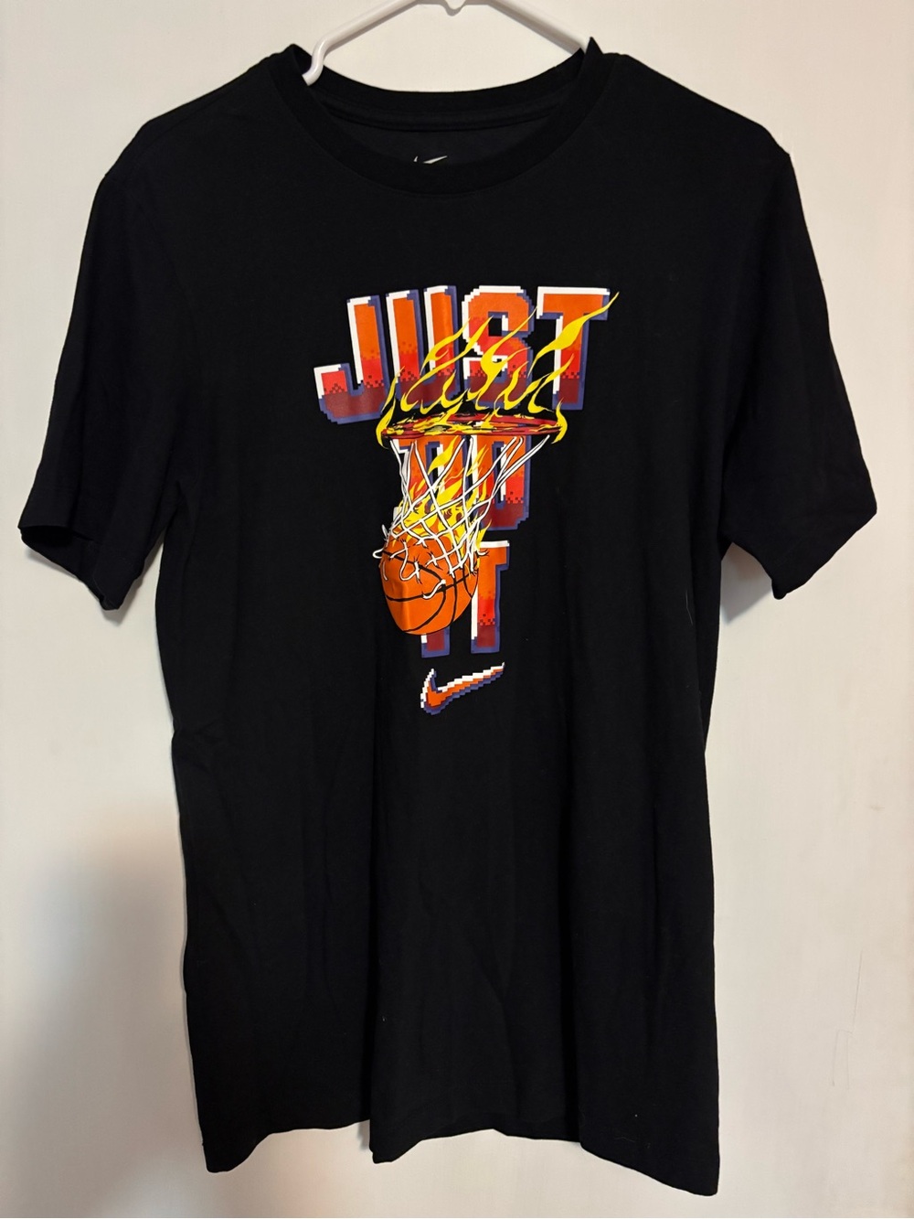 Nike Black Dri-FIT Logo Crew Tee